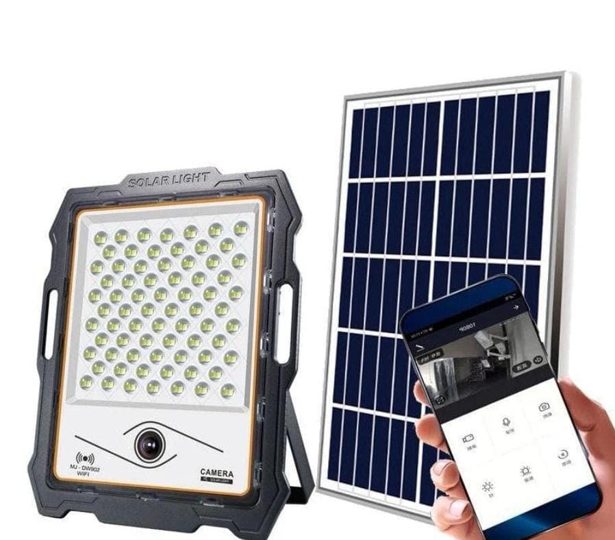 Solar Camera Flood Light, which combines a powerful LED floodlight with a high-definition Wi-Fi security camera powered entirely by solar energy.*